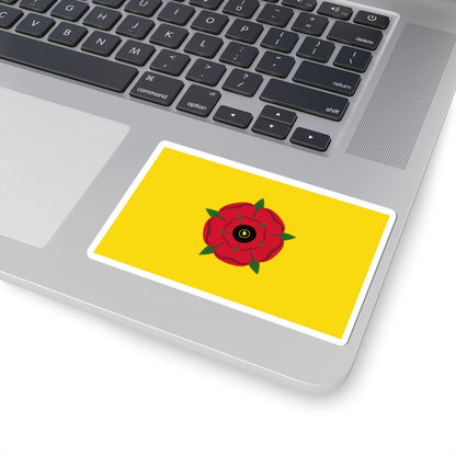 Flag of Lancashire (England) STICKER Vinyl Kiss-Cut Decal