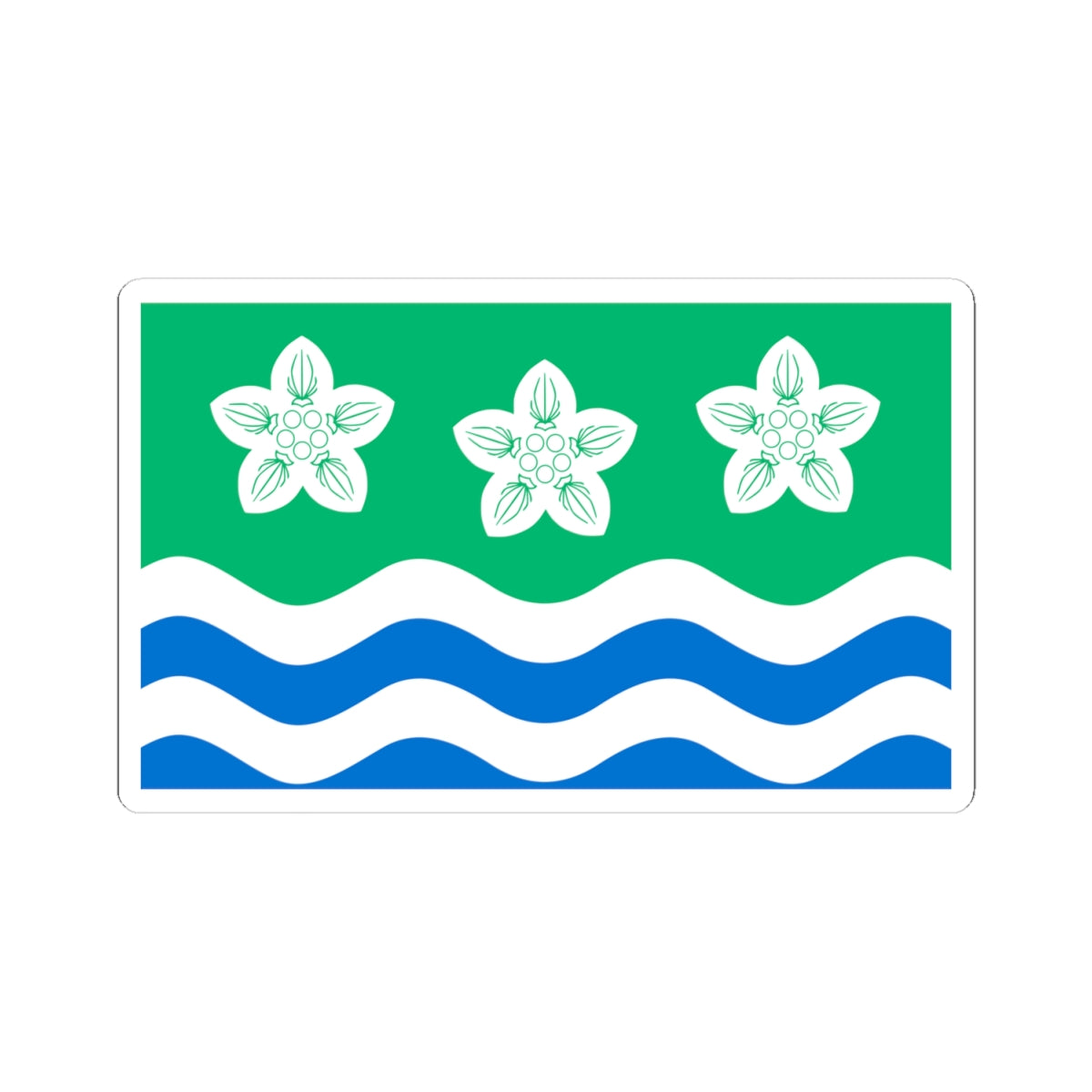 Flag of Cumberland United Kingdom (England) STICKER Vinyl Kiss-Cut Decal