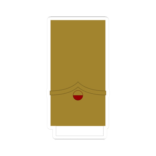 Croatia Ustase OF 1a (Croatia) (Military Rank) STICKER Vinyl Kiss-Cut Decal