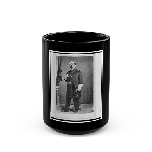 William Wagner, A Surgeon In The 24th Illinois Regiment, Full-Length Portrait, Standing, Facing Front (U.S. Civil War) Black Coffee Mug