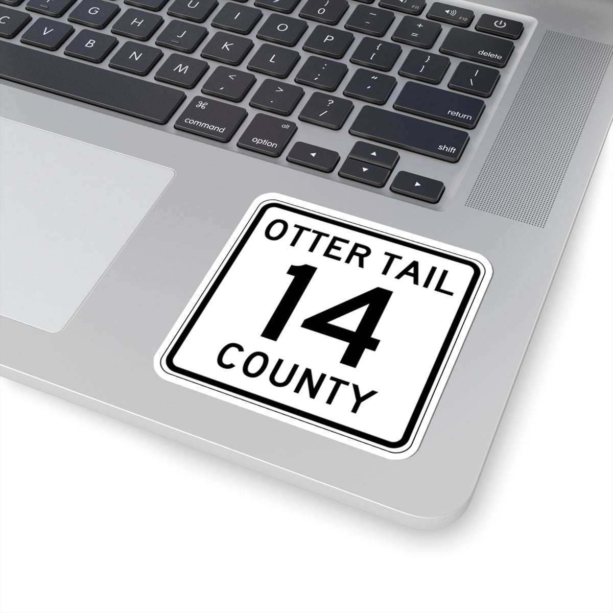 Otter Tail County Route 14 MN (Minnesota) (Road Sign) STICKER Vinyl Kiss-Cut Decal
