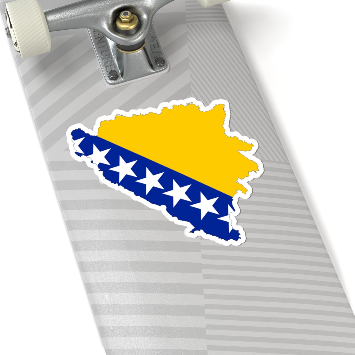 Bosnia and Herzegovina-Flagmap (Bosnia and Herzegovina) STICKER Vinyl Kiss-Cut Decal