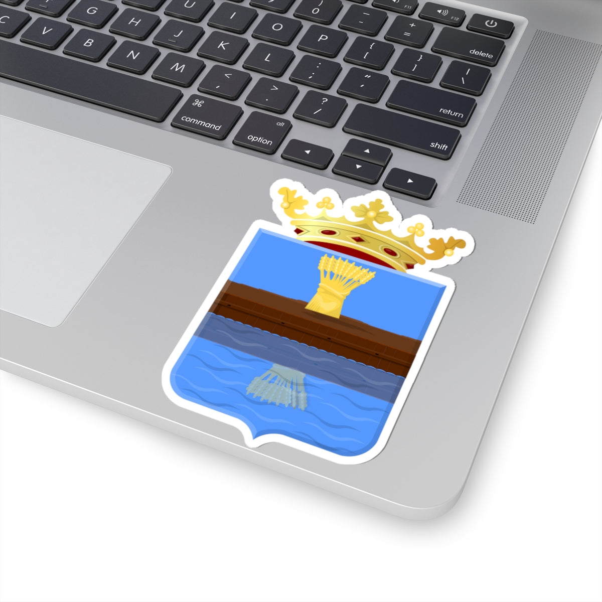 Barradeel wapen (Netherlands) (Coat of Arms) STICKER Vinyl Kiss-Cut Decal