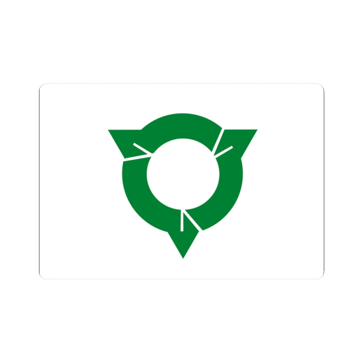 Flag of Owariasahi Aichi (Japan) STICKER Vinyl Kiss-Cut Decal