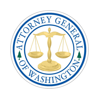 Attorney General of Washington AGO - STICKER Vinyl Kiss-Cut Decal-6 Inch-White-The Sticker Space