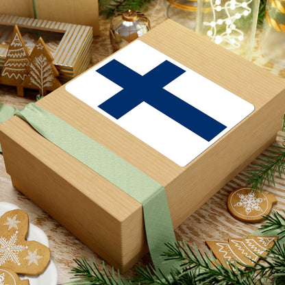 Flag of Finland 3-2 (Finland) STICKER Vinyl Kiss-Cut Decal