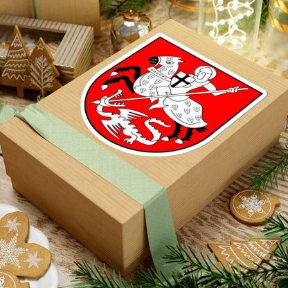 Rhäzüns Kreis wappen (Switzerland) (Coat of Arms) STICKER Vinyl Kiss-Cut Decal