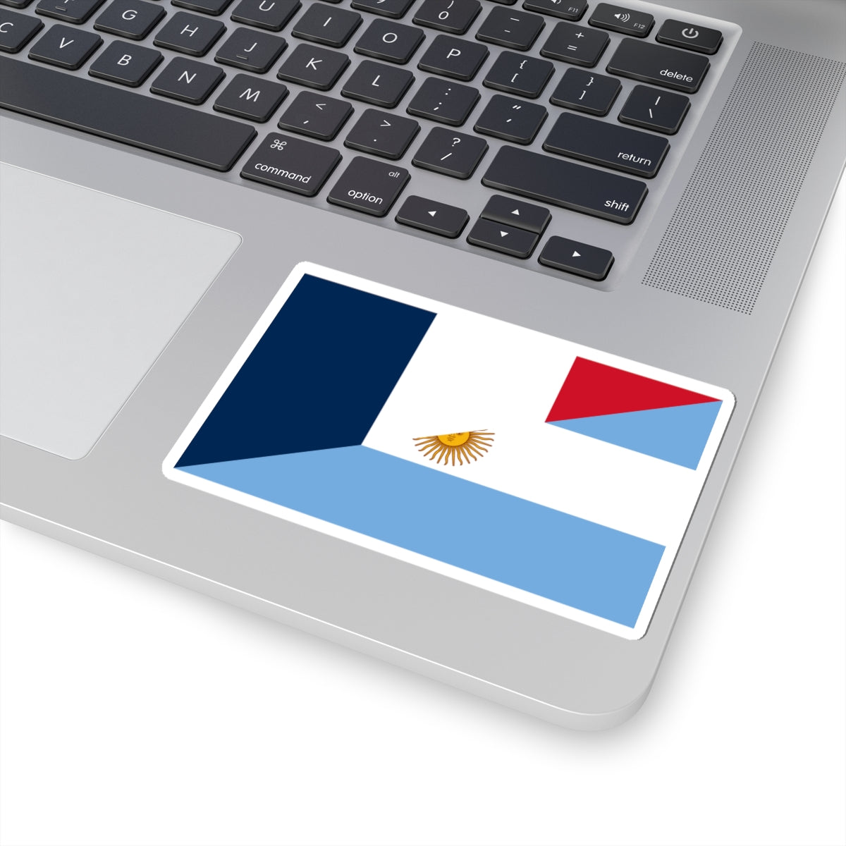 Flag of Argentina and France (France) STICKER Vinyl Kiss-Cut Decal