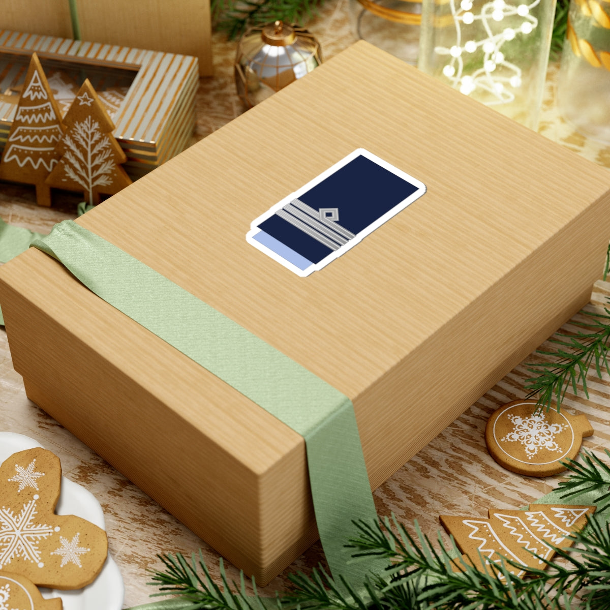 Argentina AirForce OF 1c (Argentina) (Military Rank) STICKER Vinyl Kiss-Cut Decal