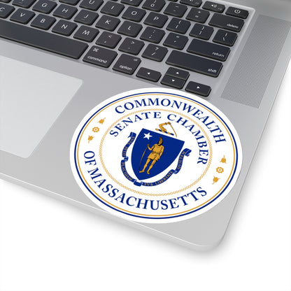 Seal of the Senate of Massachusetts - STICKER Vinyl Kiss-Cut Decal