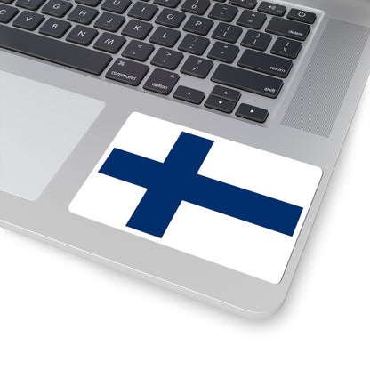 Flag of Finland 3-2 (Finland) STICKER Vinyl Kiss-Cut Decal