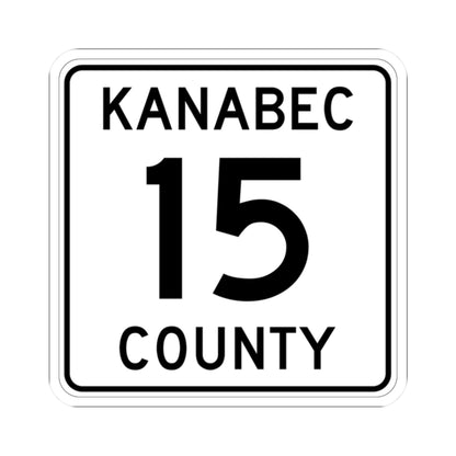 Kanabec County 15 MN (Minnesota) (Road Sign) STICKER Vinyl Kiss-Cut Decal