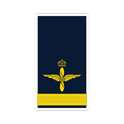 OF 1 Fänrik FV hylsa (Sweden) (Military Rank) STICKER Vinyl Kiss-Cut Decal