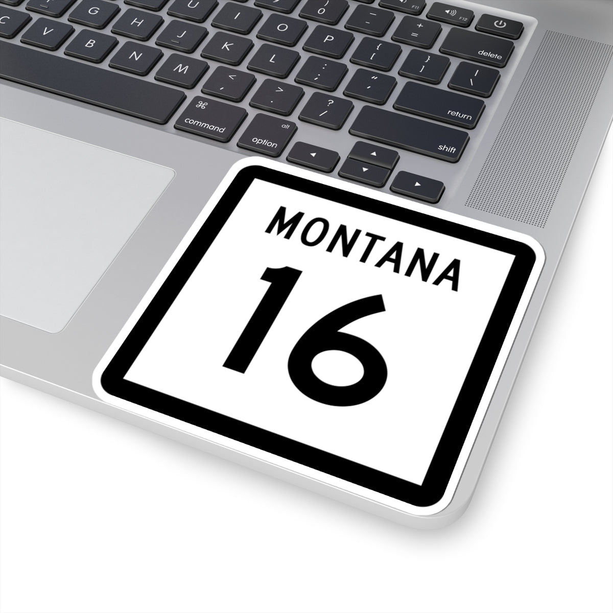 MT-16 (Montana) (Road Sign) STICKER Vinyl Kiss-Cut Decal