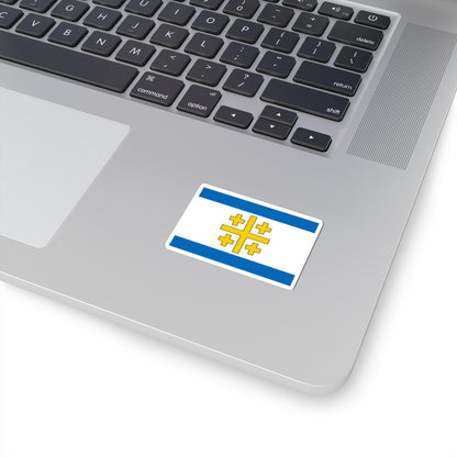 Flag of the State of Palestine Proposal 5 (Israel) STICKER Vinyl Kiss-Cut Decal