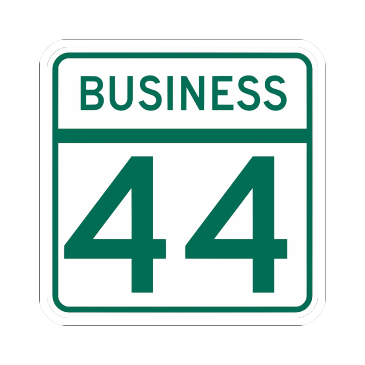 MD Route 44 Business (Maryland) (Road Sign) STICKER Vinyl Kiss-Cut Decal