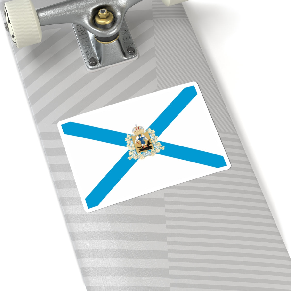 Flag of Arkhangelsk Oblast (Russia) STICKER Vinyl Kiss-Cut Decal