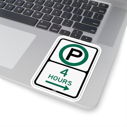 PBOT Road sign P3805R (Oregon) (Road Sign) STICKER Vinyl Kiss-Cut Decal