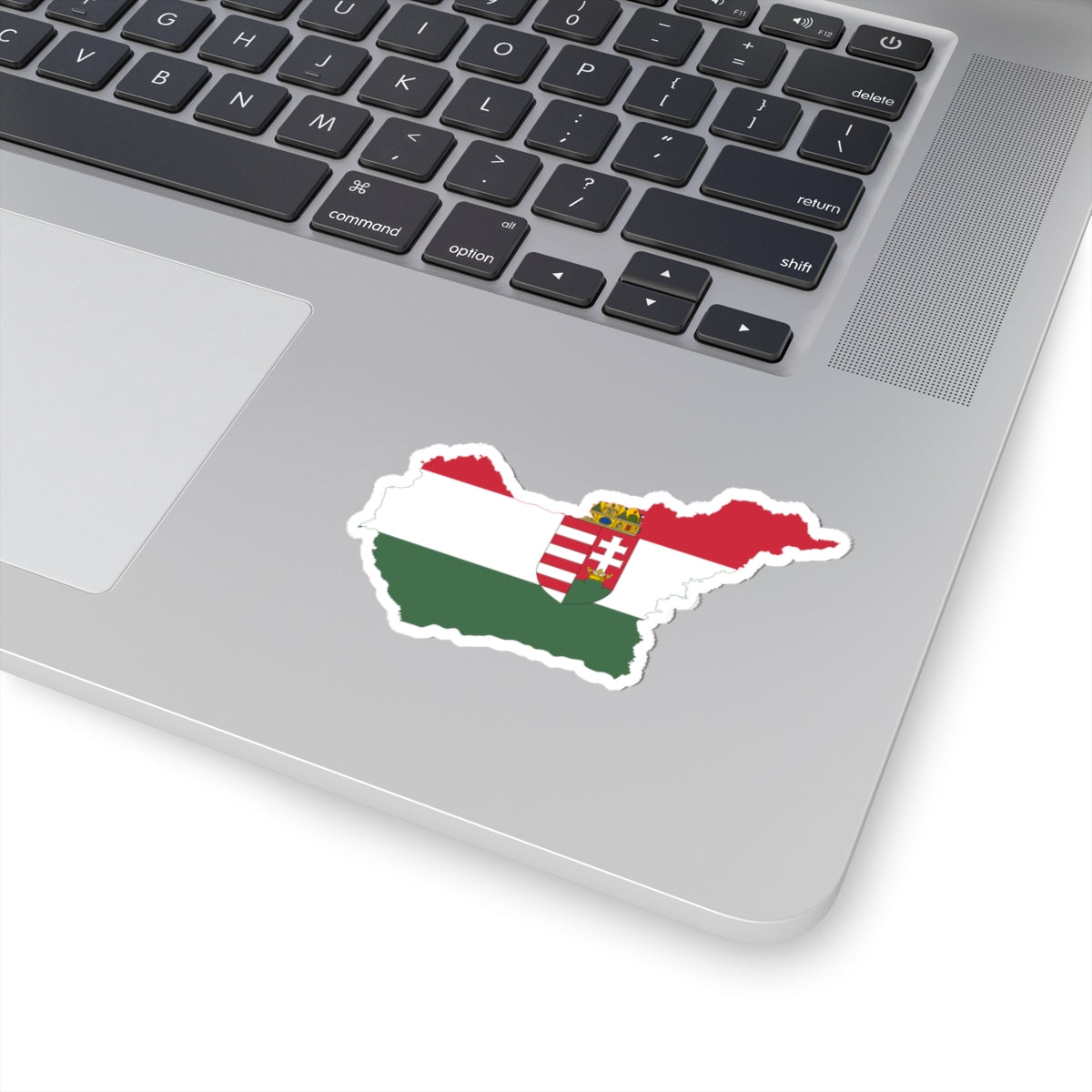 Flag-map of Hungary 1919-1920 (Hungary) STICKER Vinyl Kiss-Cut Decal