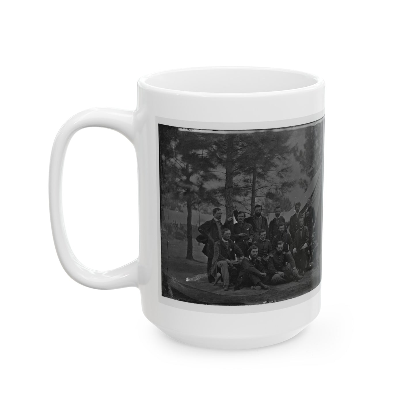 Harrison's Landing, Va. Members Of The Class Of 1860, U.S. Military Academy (U.S. Civil War) White Coffee Mug