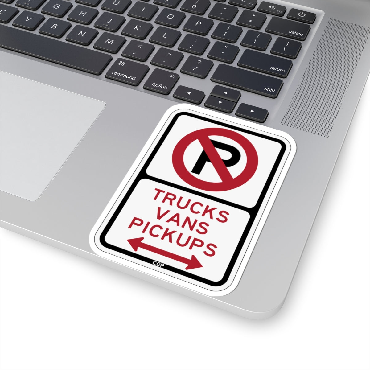 PBOT Road sign P1955D (Oregon) (Road Sign) STICKER Vinyl Kiss-Cut Decal