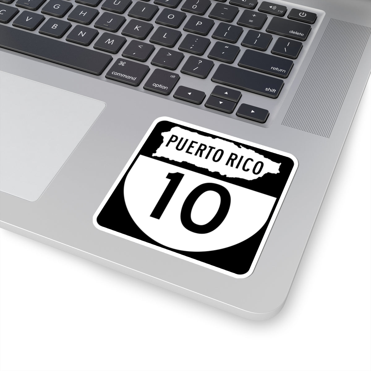 PR old 10 (Puerto Rico) (Road Sign) STICKER Vinyl Kiss-Cut Decal