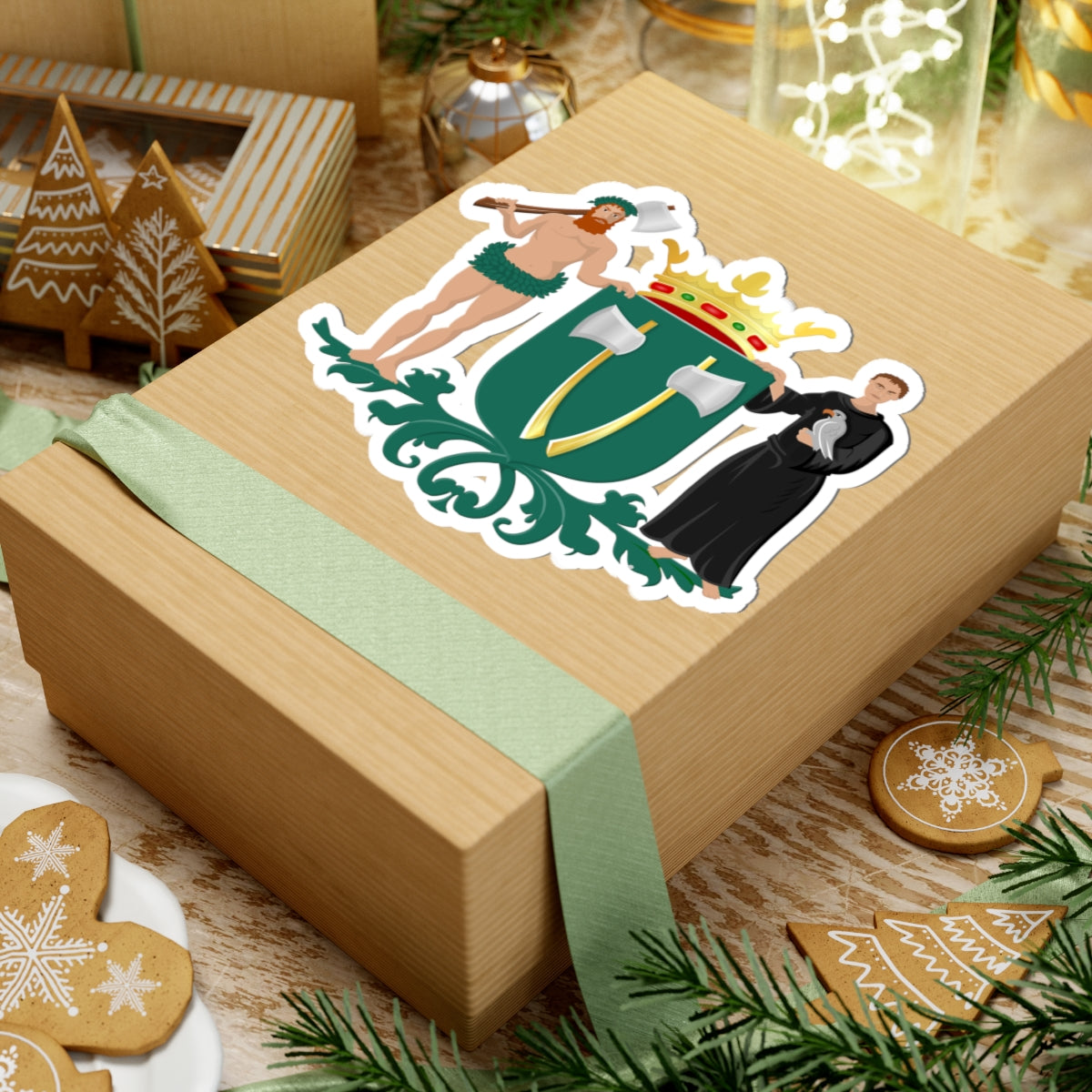 Beilen wapen (Netherlands) (Coat of Arms) STICKER Vinyl Kiss-Cut Decal