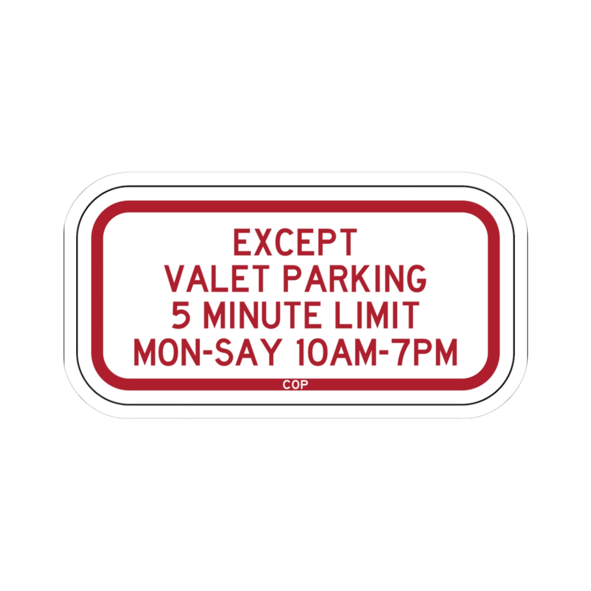 PBOT Road sign P1736 (Oregon) (Road Sign) STICKER Vinyl Kiss-Cut Decal