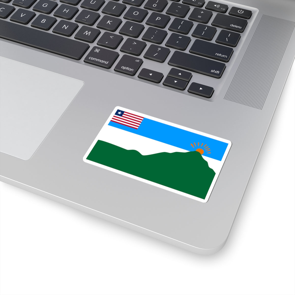 Flag of Grand Gedeh County (Liberia) STICKER Vinyl Kiss-Cut Decal