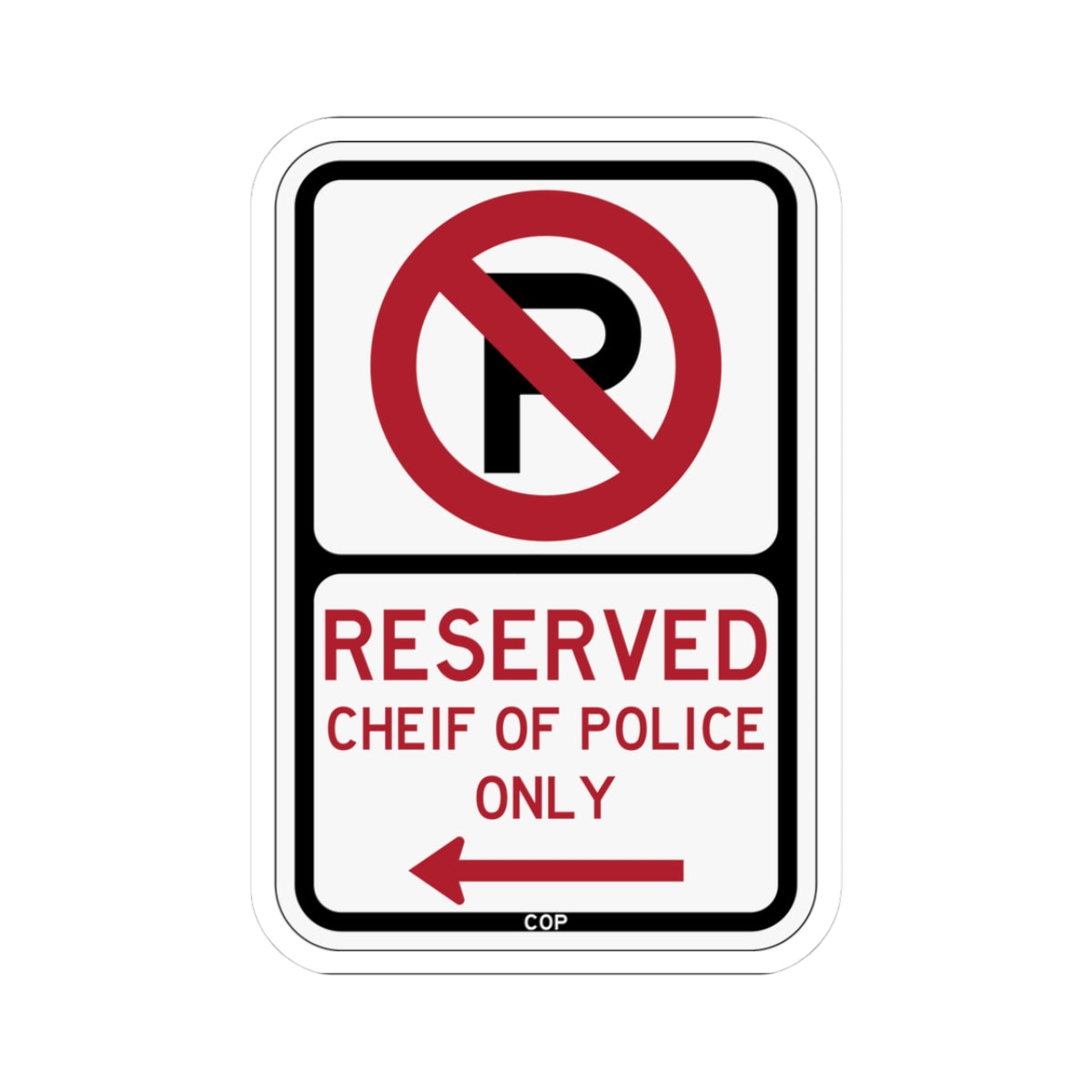 PBOT Road sign P4200L (Oregon) (Road Sign) STICKER Vinyl Kiss-Cut Decal