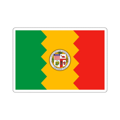 Flag of Los Angeles, California - STICKER Vinyl Kiss-Cut Decal