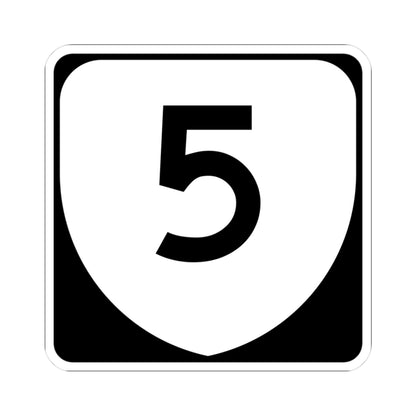 Virginia 5 (Virginia) (Road Sign) STICKER Vinyl Kiss-Cut Decal