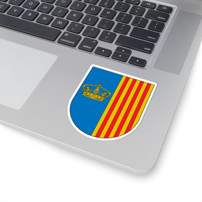 Antic escut municipal de Sant Esteve de la Sarga (Spain) (Coat of Arms) STICKER Vinyl Kiss-Cut Decal