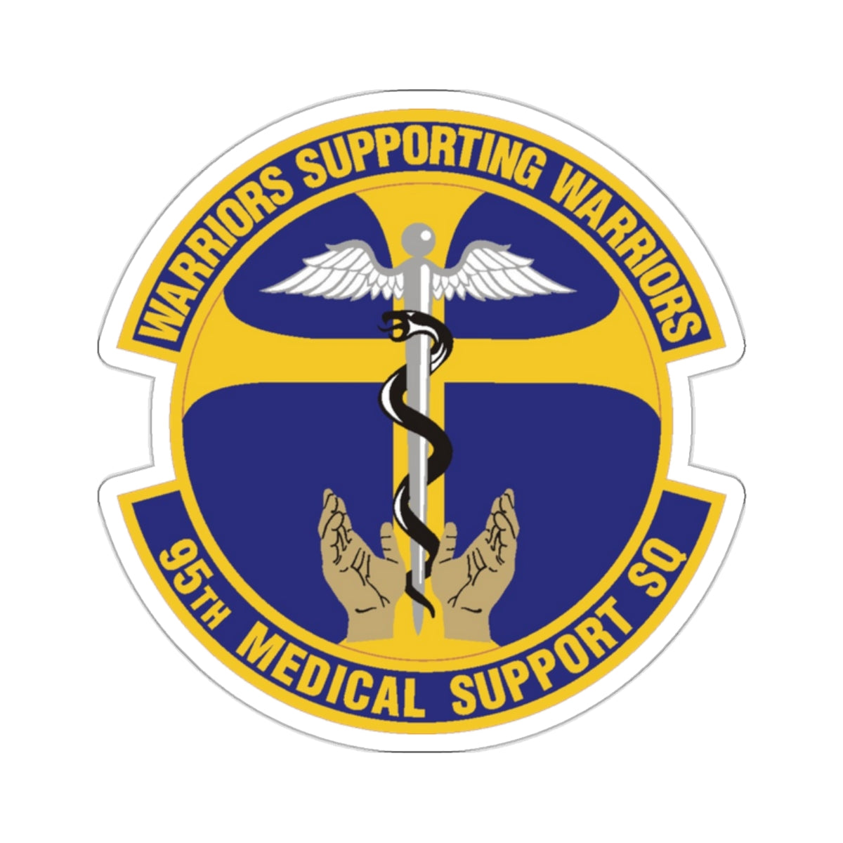 95th Medical Support Squadron (U.S. Air Force) STICKER Vinyl Kiss-Cut Decal