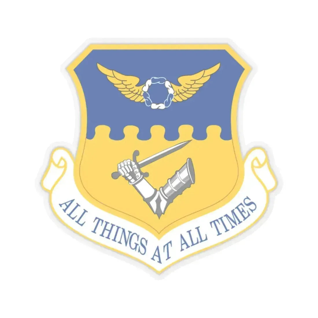 121st Air Refueling Wing (U.S. Air Force) STICKER Vinyl Kiss-Cut Decal 2 Inch Transparent - The Sticker Space