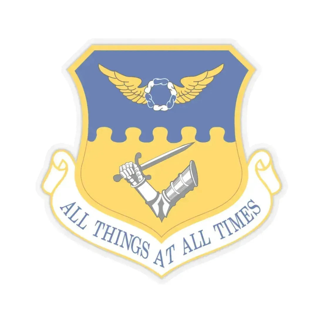 121st Air Refueling Wing (U.S. Air Force) STICKER Vinyl Kiss-Cut Decal 3 Inch Transparent - The Sticker Space