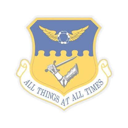 121st Air Refueling Wing (U.S. Air Force) STICKER Vinyl Kiss-Cut Decal 4 Inch Transparent - The Sticker Space