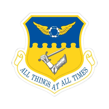 121st Air Refueling Wing (U.S. Air Force) STICKER Vinyl Kiss-Cut Decal 4 Inch White - The Sticker Space