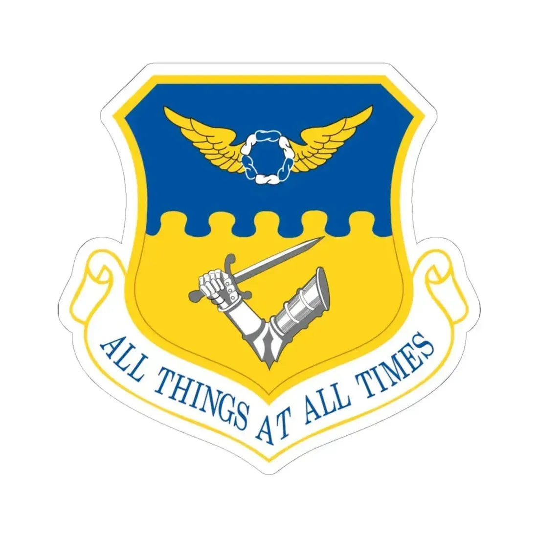121st Air Refueling Wing (U.S. Air Force) STICKER Vinyl Kiss-Cut Decal 6 Inch White - The Sticker Space