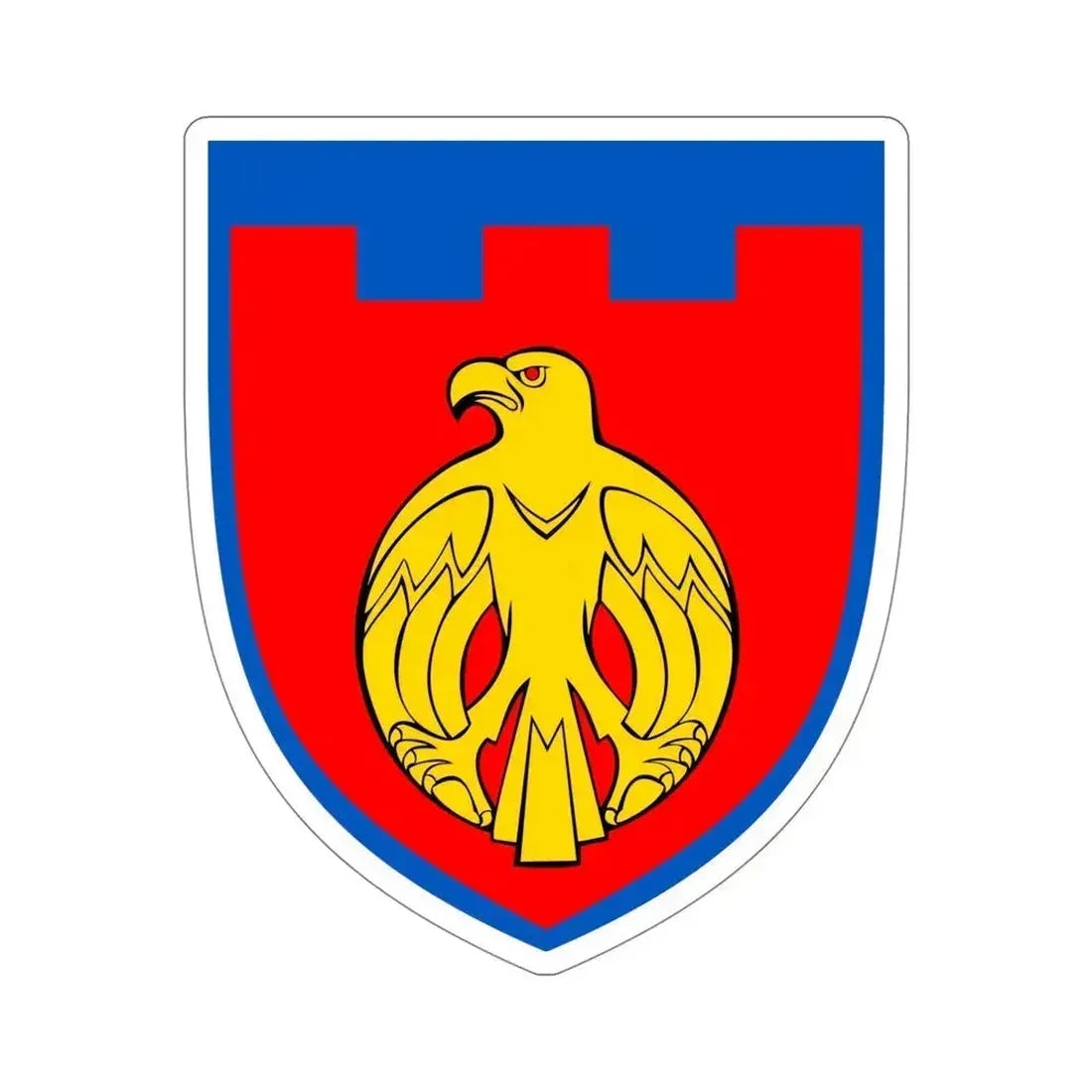 121st Detached Territorial Defense Brigade (Ukraine) STICKER Vinyl Die-Cut Decal 5 Inch - The Sticker Space