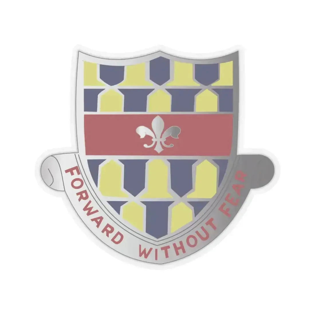 122 Cavalry Regiment (U.S. Army) STICKER Vinyl Kiss-Cut Decal 3 Inch Transparent - The Sticker Space