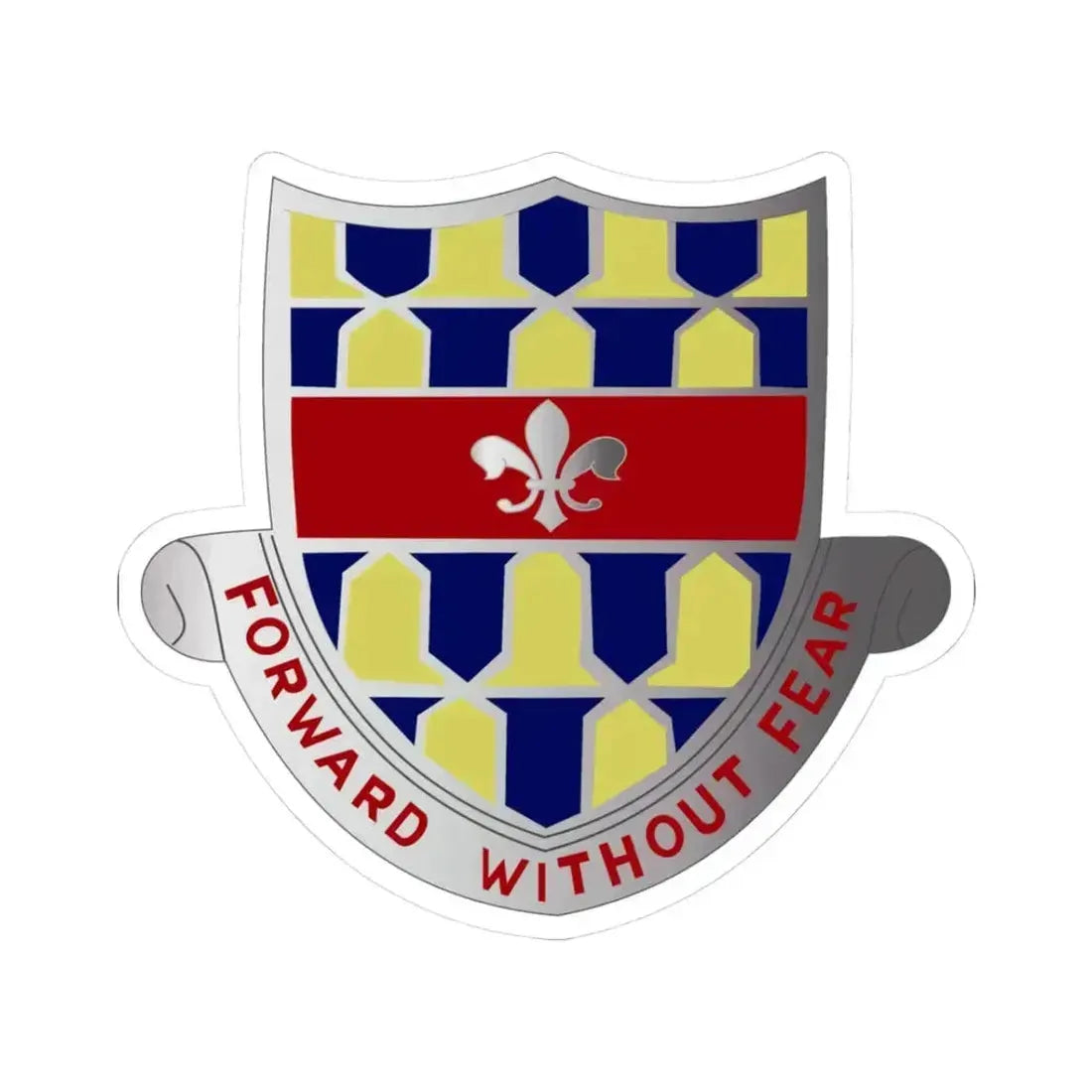 122 Cavalry Regiment (U.S. Army) STICKER Vinyl Kiss-Cut Decal 3 Inch White - The Sticker Space