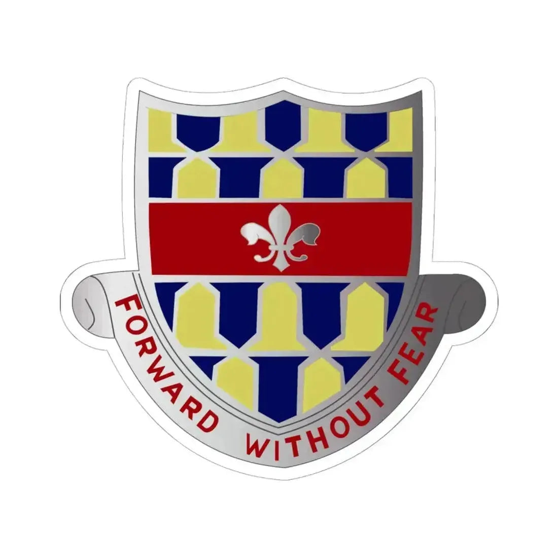 122 Cavalry Regiment (U.S. Army) STICKER Vinyl Kiss-Cut Decal 6 Inch White - The Sticker Space