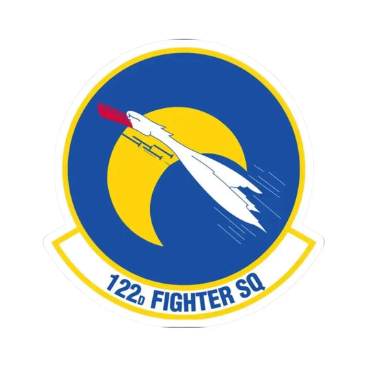 122 Fighter Squadron (U.S. Air Force) STICKER Vinyl Kiss-Cut Decal 2 Inch White - The Sticker Space