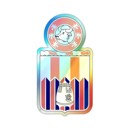 122 Signal Battalion (U.S. Army) Holographic STICKER Die-Cut Vinyl Decal 6 Inch Holographic - The Sticker Space