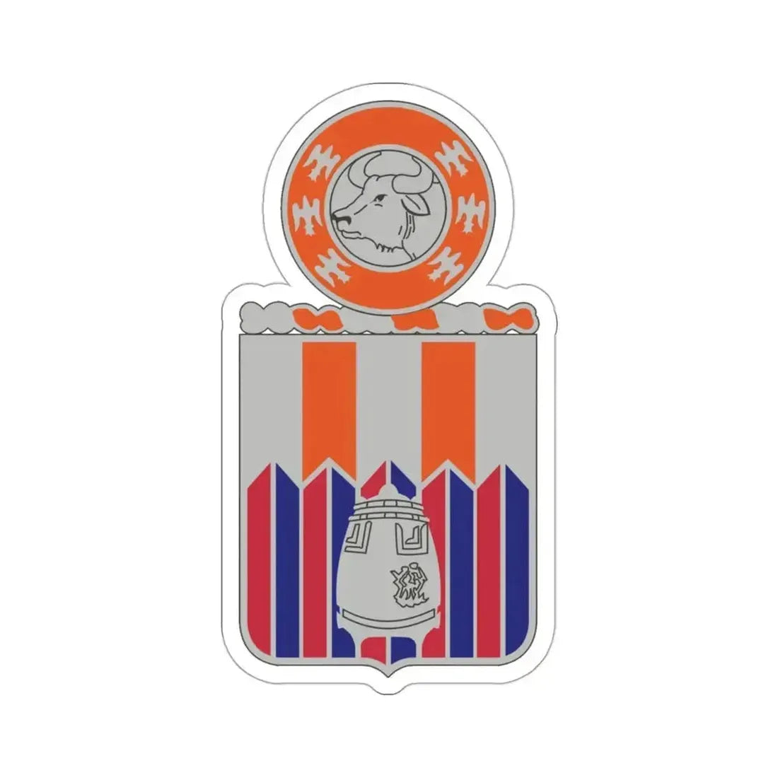 122 Signal Battalion (U.S. Army) STICKER Vinyl Die-Cut Decal 3 Inch - The Sticker Space