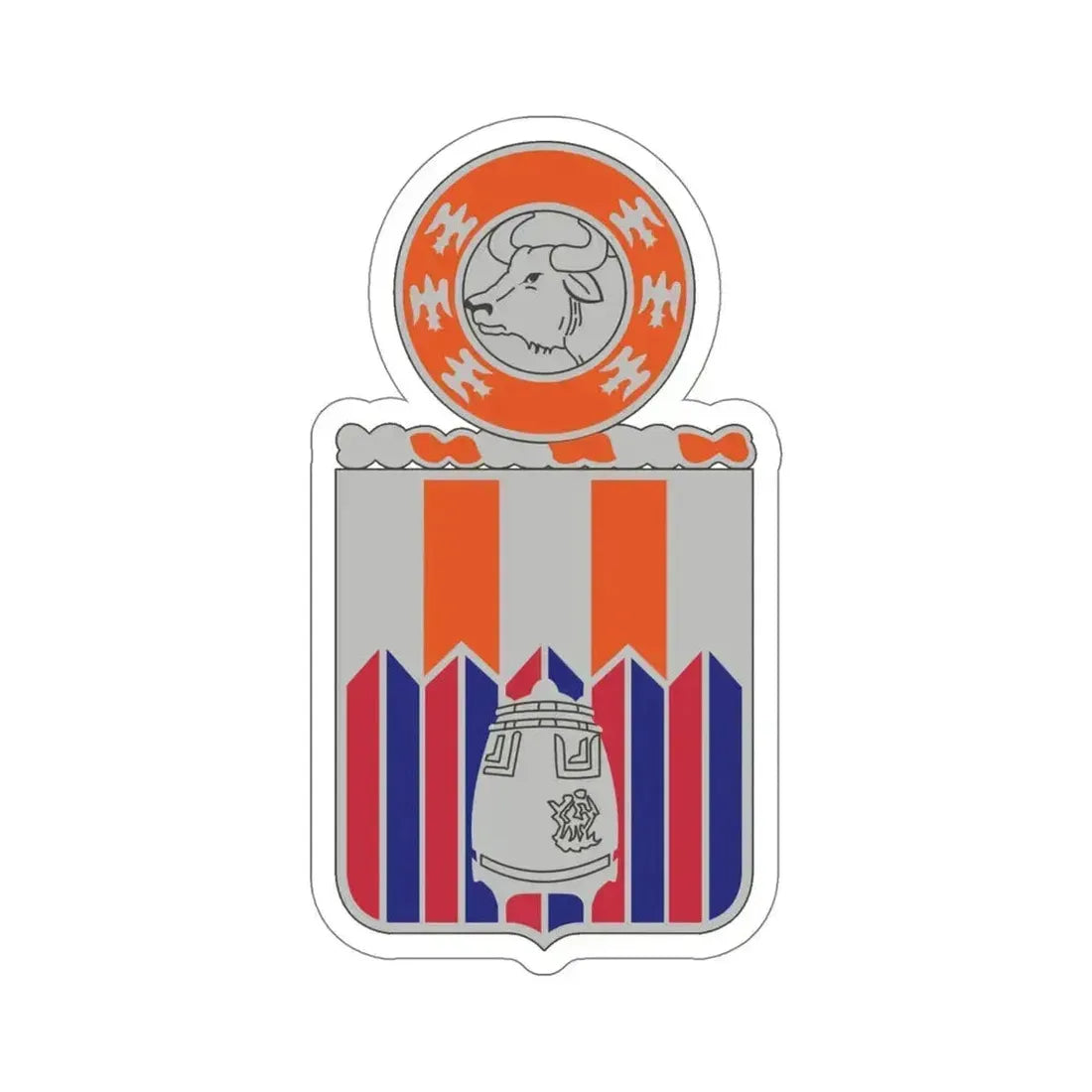 122 Signal Battalion (U.S. Army) STICKER Vinyl Die-Cut Decal 5 Inch - The Sticker Space