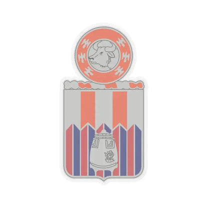 122 Signal Battalion (U.S. Army) STICKER Vinyl Kiss-Cut Decal 3 Inch Transparent - The Sticker Space