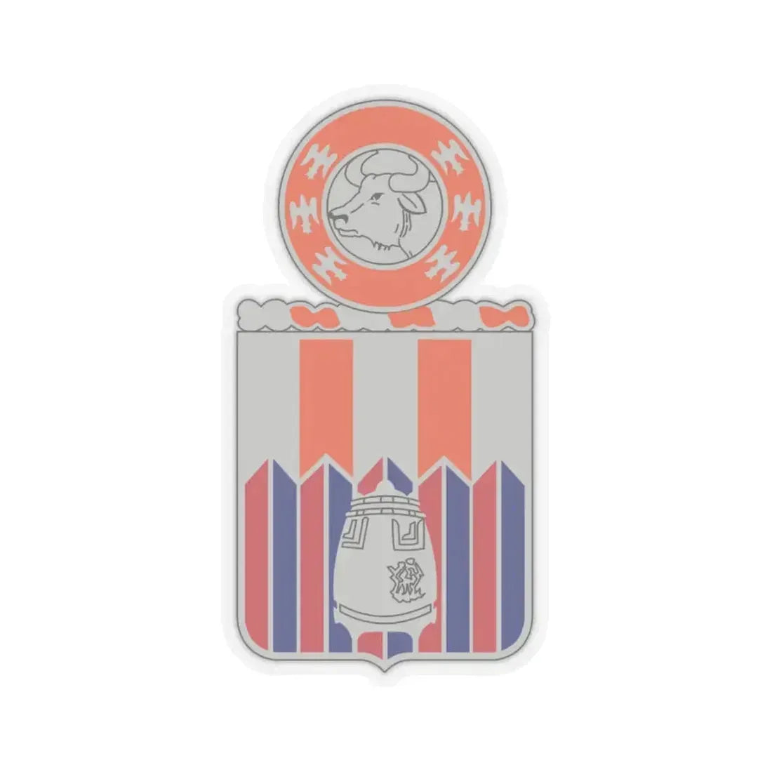 122 Signal Battalion (U.S. Army) STICKER Vinyl Kiss-Cut Decal 6 Inch Transparent - The Sticker Space