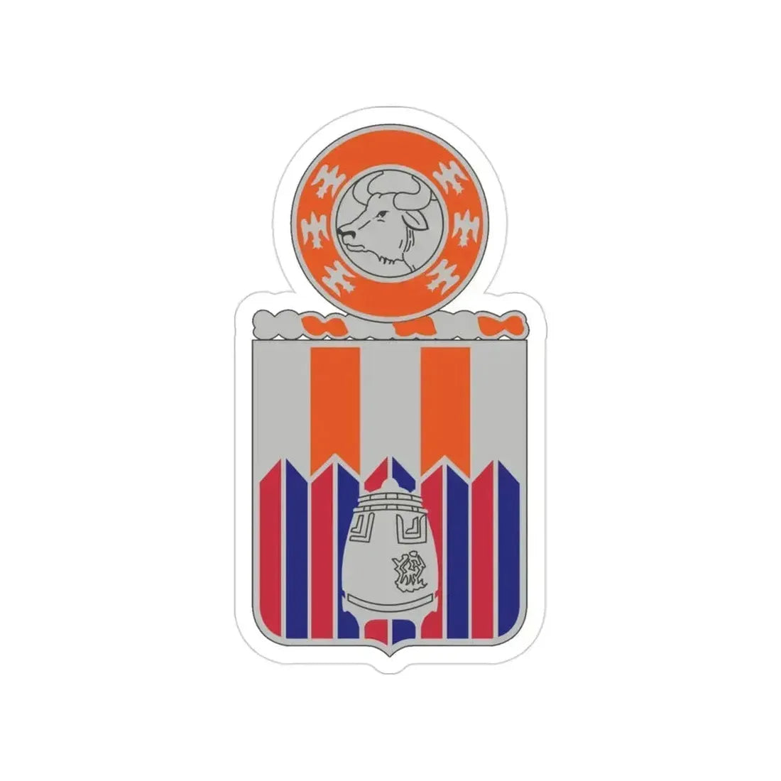 122 Signal Battalion (U.S. Army) Transparent STICKER Die-Cut Vinyl Decal 3 Inch - The Sticker Space